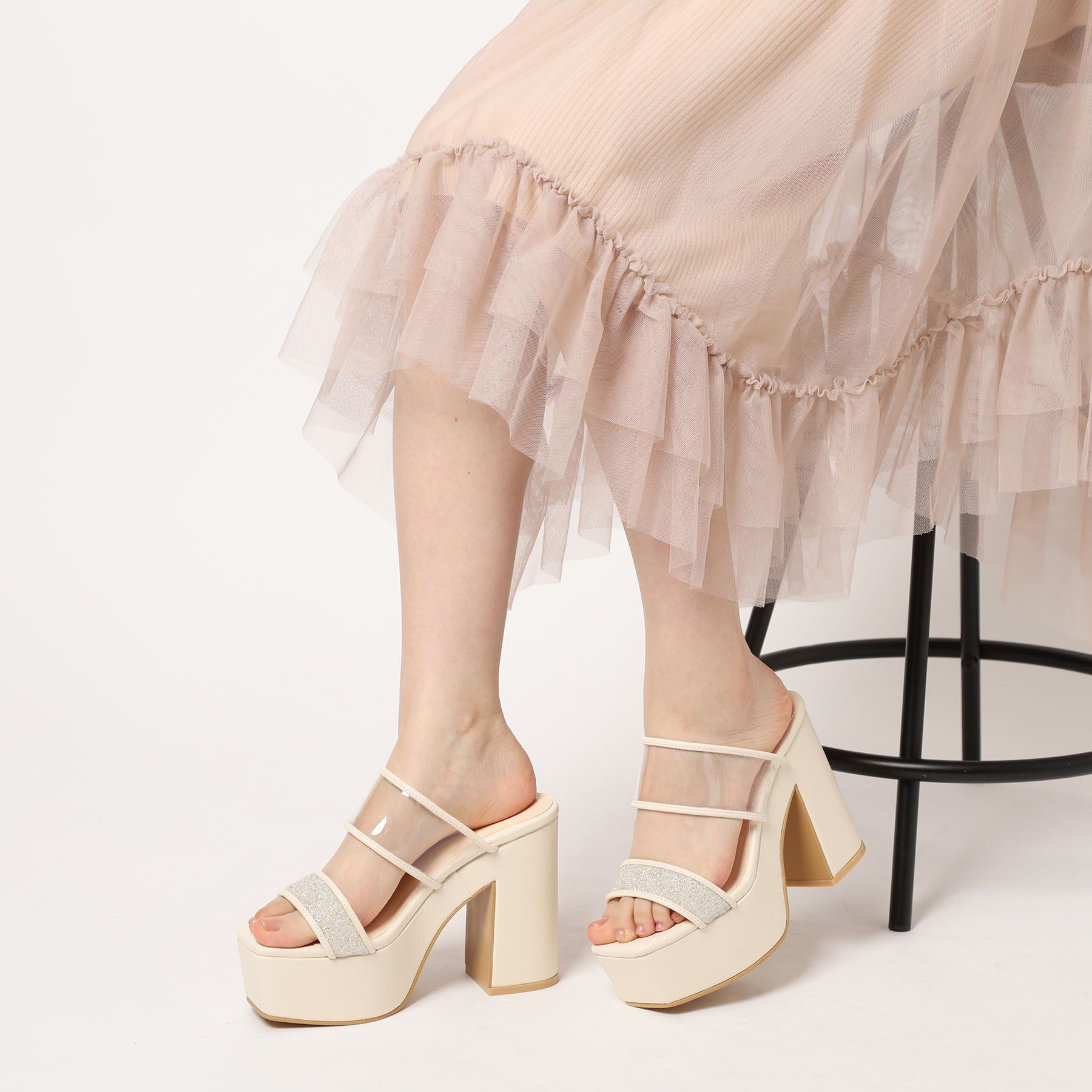 ESPERANZA「【ラク盛り／サンダル】リピーター続出／脚長美脚　ミュールサンダル」|サンダル|