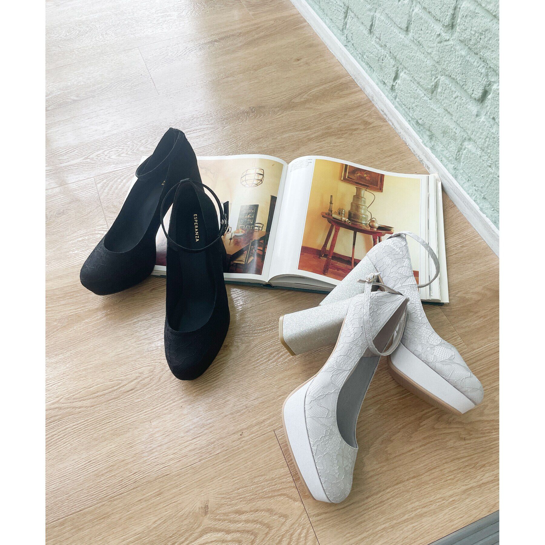 ESPERANZA「チャンキーヒール厚底パンプス」|パンプス|