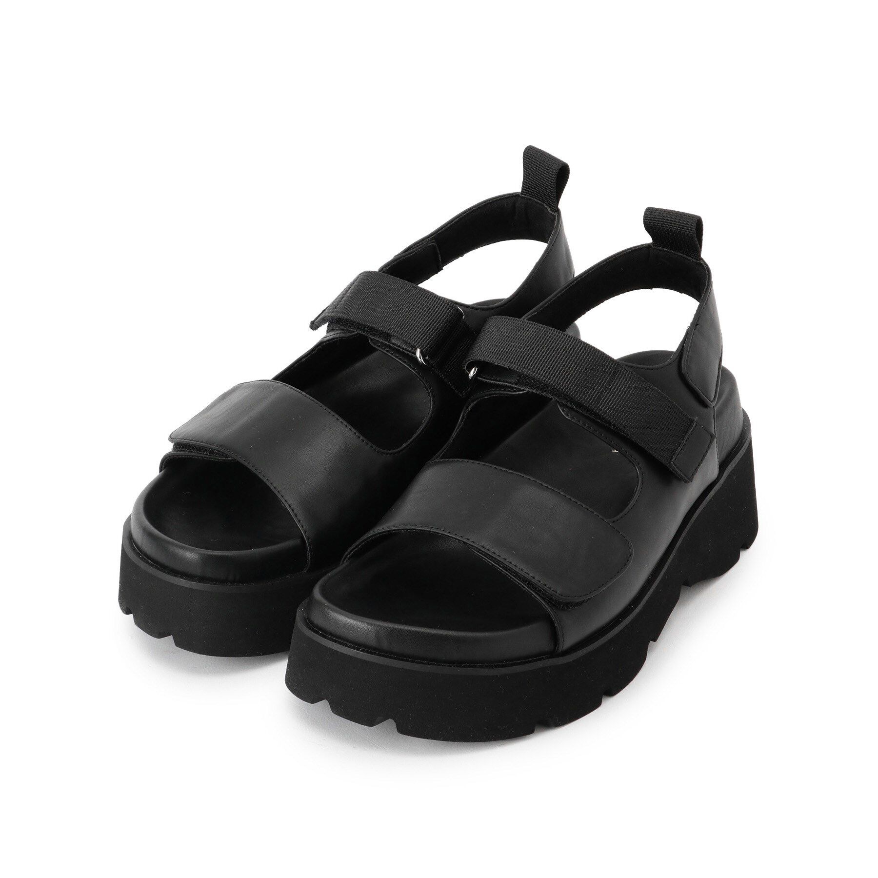 ESPERANZA「ダブルベルト厚底サンダル」|サンダル|