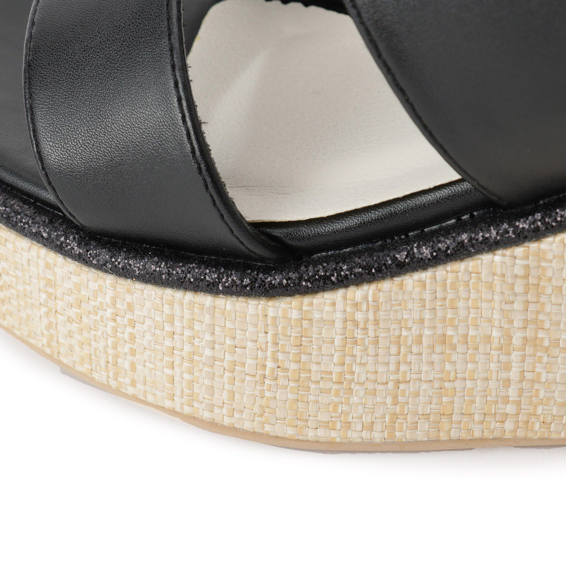 ESPERANZA「ラメラインウェッジミュール」|サンダル|