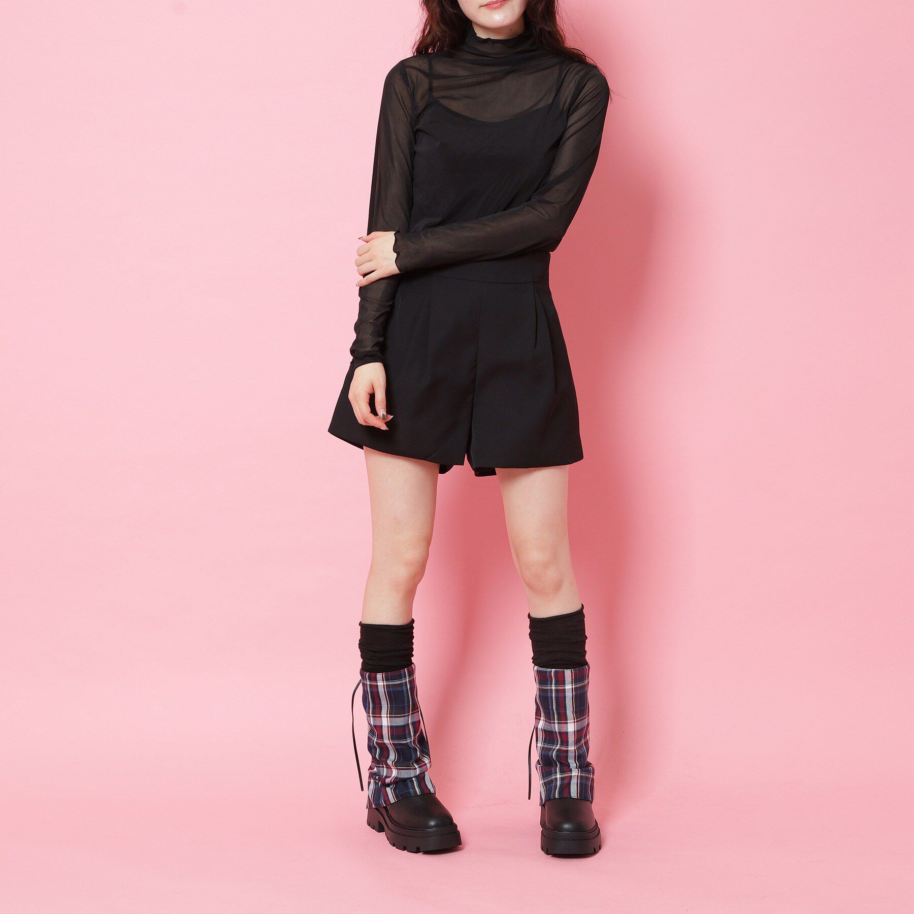 csT&P「バックレースアップ&times;カバーブーツ」|ショートブーツ|