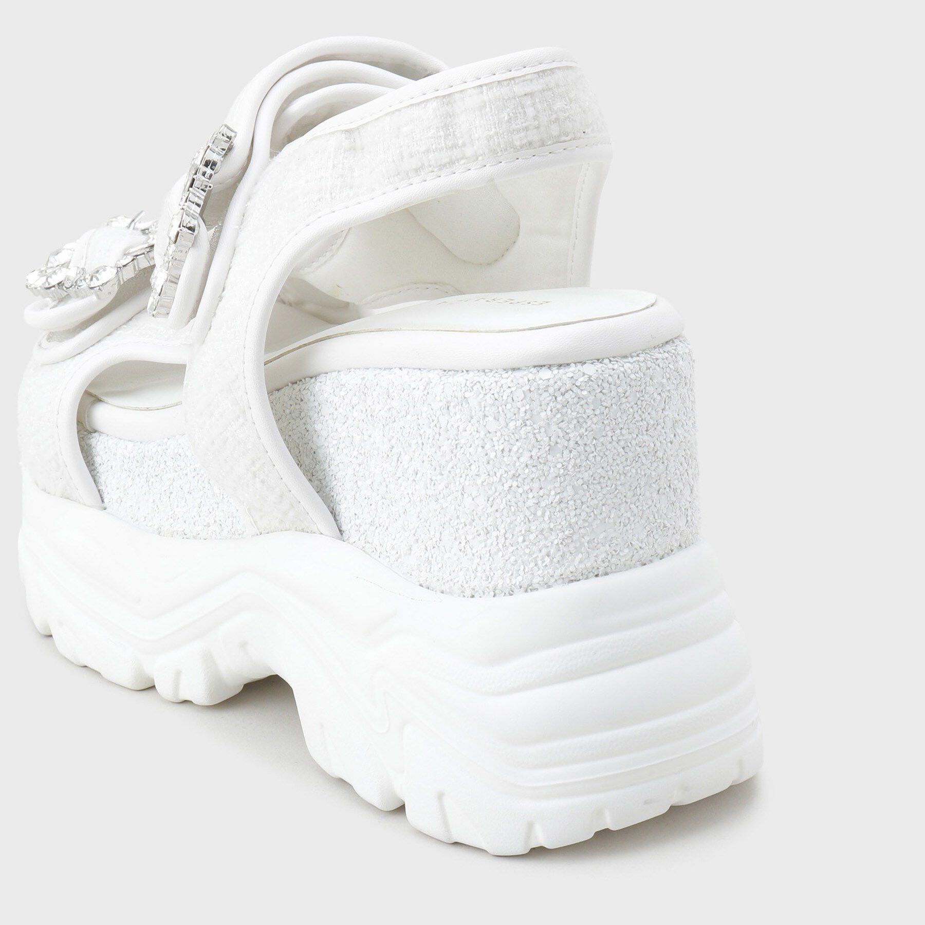 ESPERANZA「ツイードWビジュースニーカーソールサンダル」|サンダル|