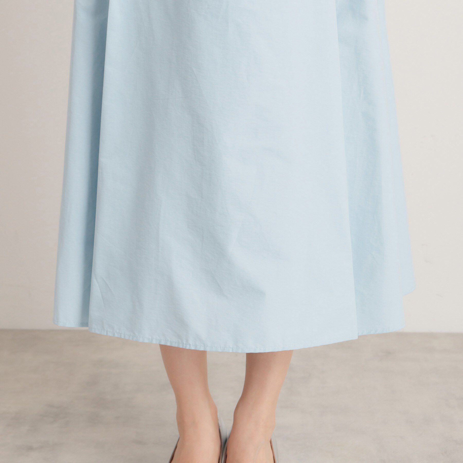 SunaUna「【通勤服】タフタフレアスカート」|スカート|