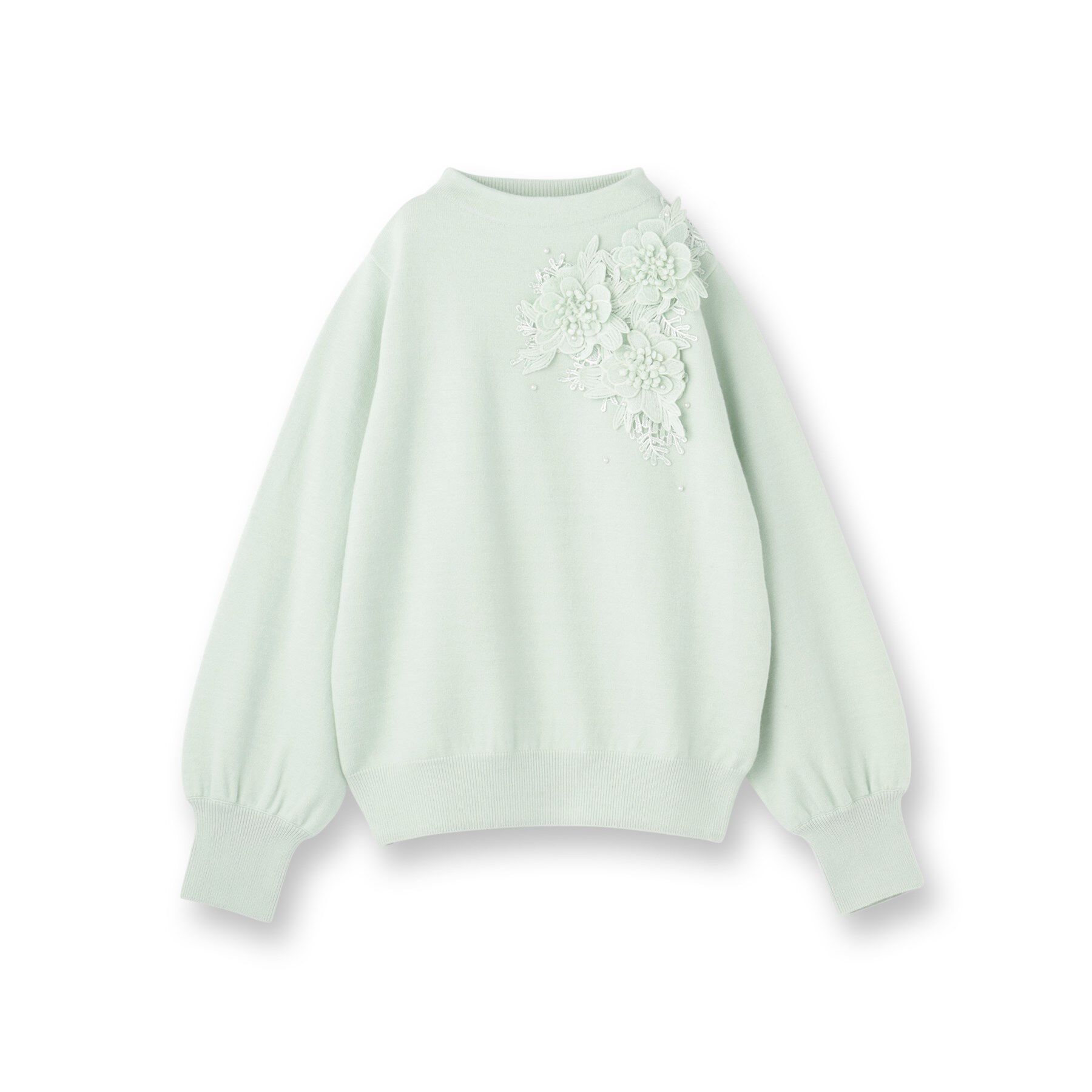 SunaUna「【洗える】ケミカルレースニット」|ニット・セーター|