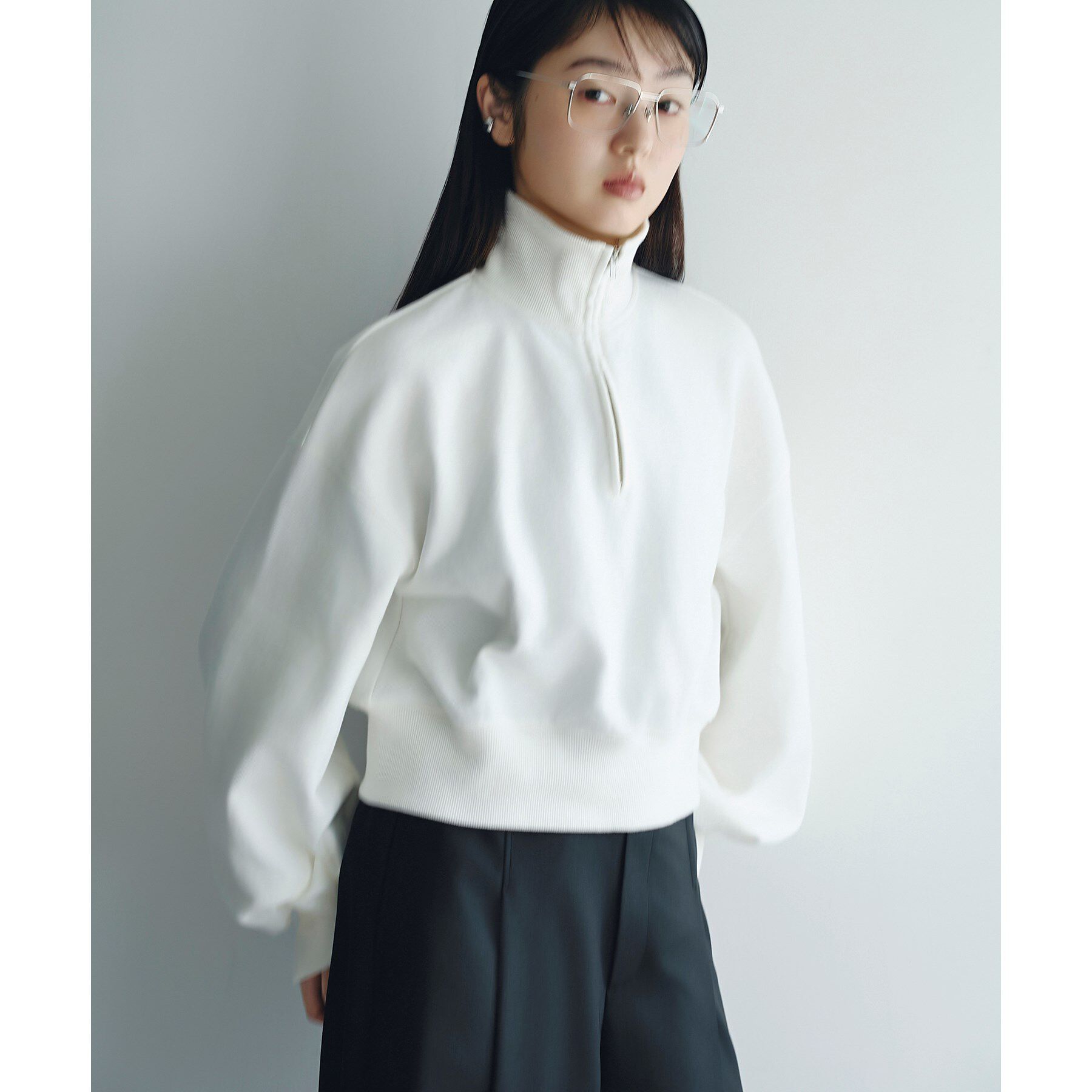 CODE A「puff zip sweat」|パーカー|