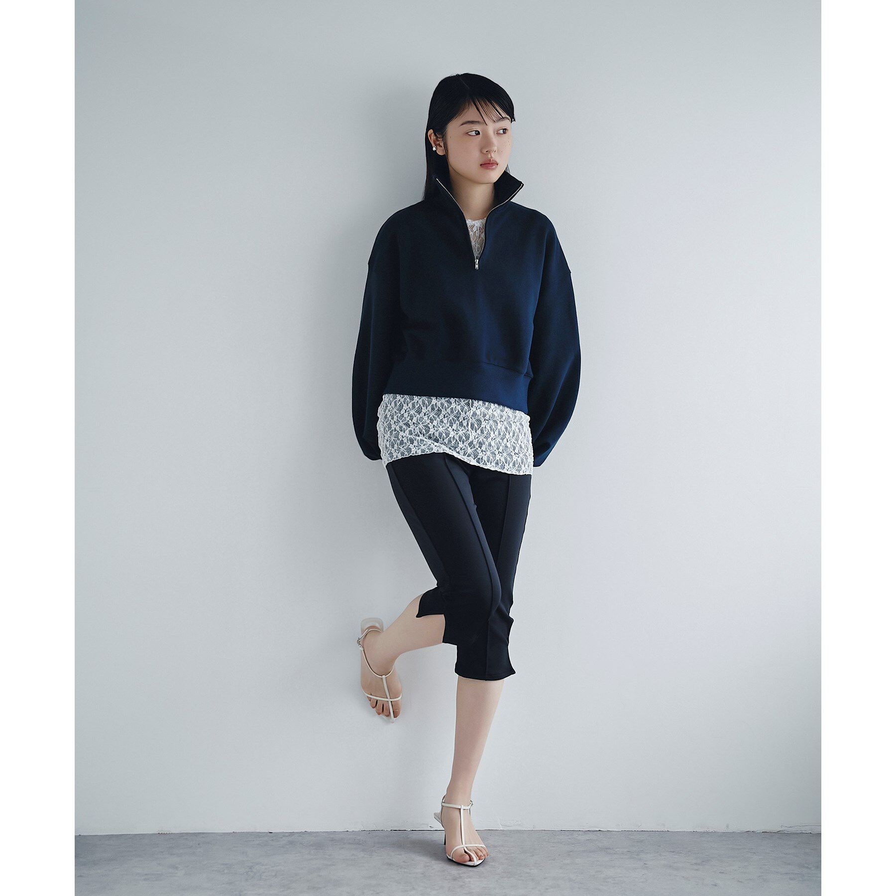CODE A「puff zip sweat」|パーカー|