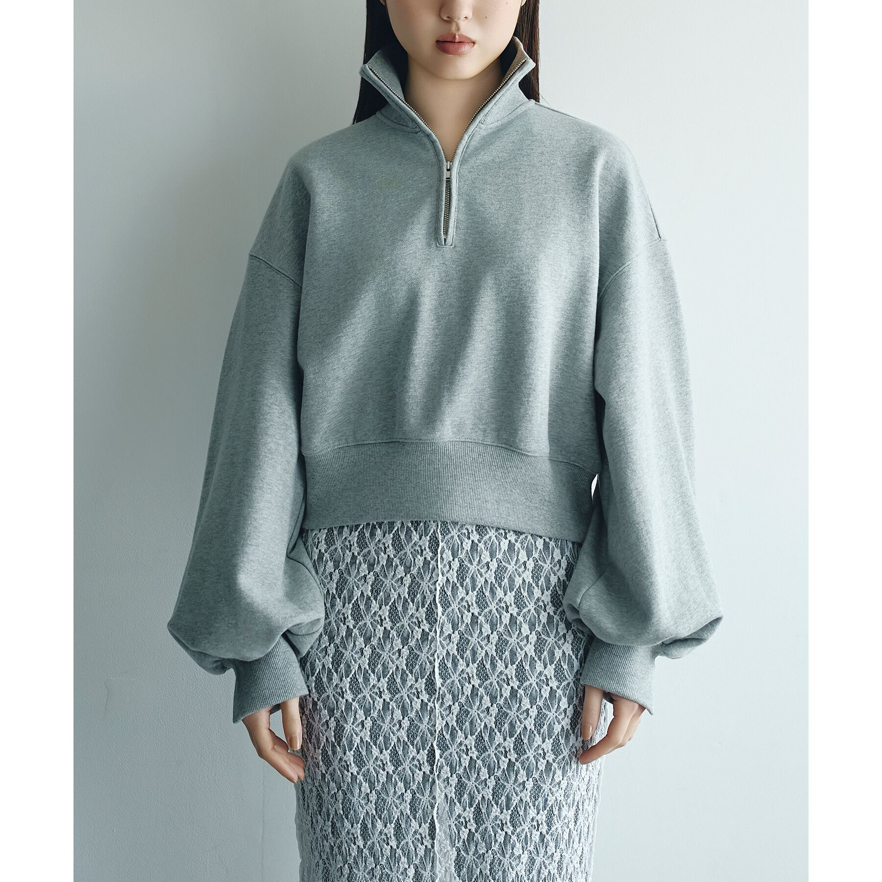 CODE A「puff zip sweat」|パーカー|