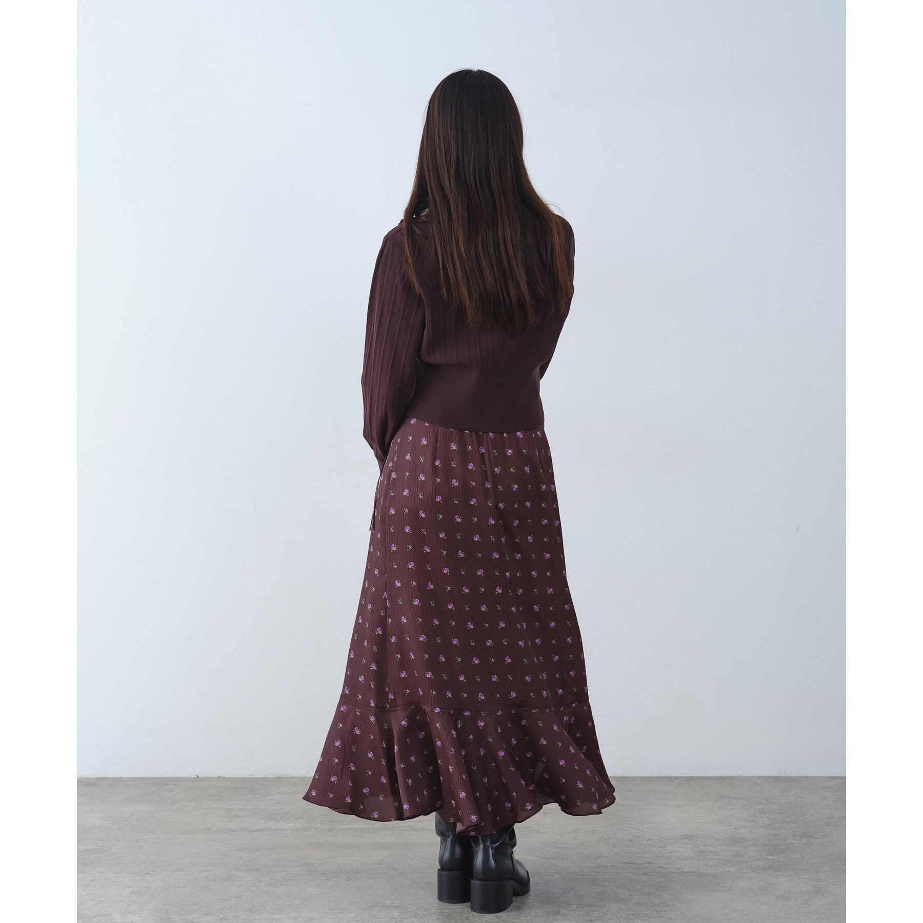 CODE A「blooming flower wrap skirt」|スカート|