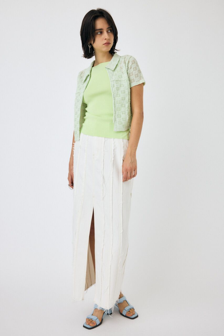 MOUSSY「SQUARE LINE ニットキャミ」|キャミソール|