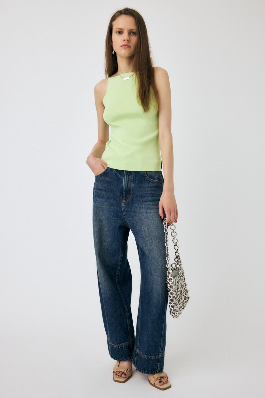 MOUSSY「SQUARE LINE ニットキャミ」|キャミソール|