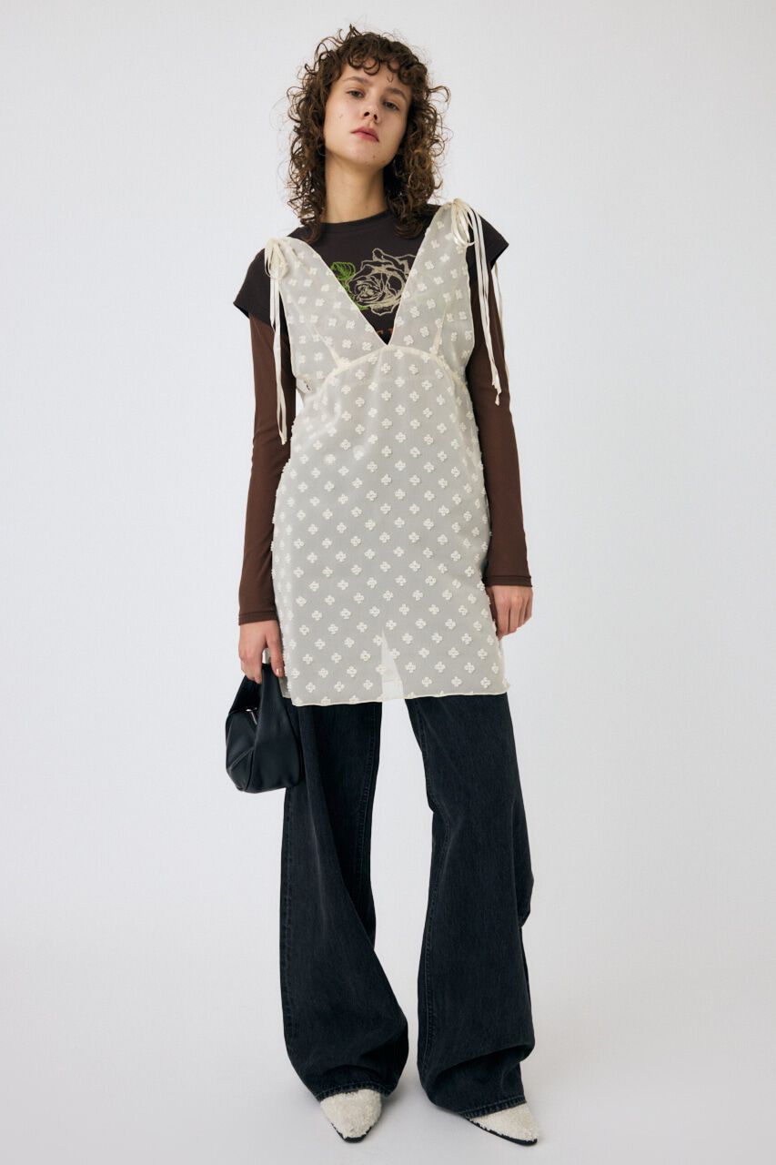 MOUSSY「FLOWER MOTIF シアーミニドレス」|ワンピース|IVOY3