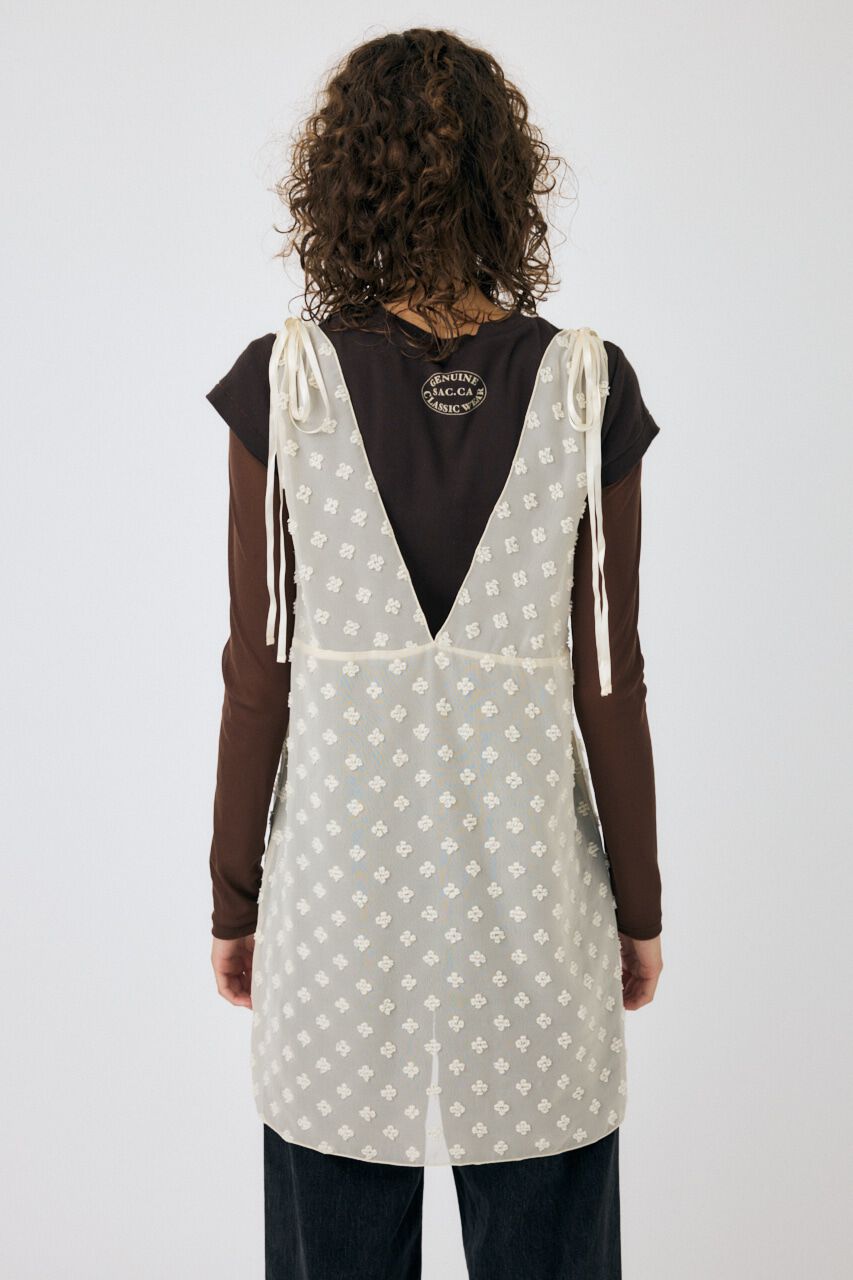 MOUSSY「FLOWER MOTIF シアーミニドレス」|ワンピース|