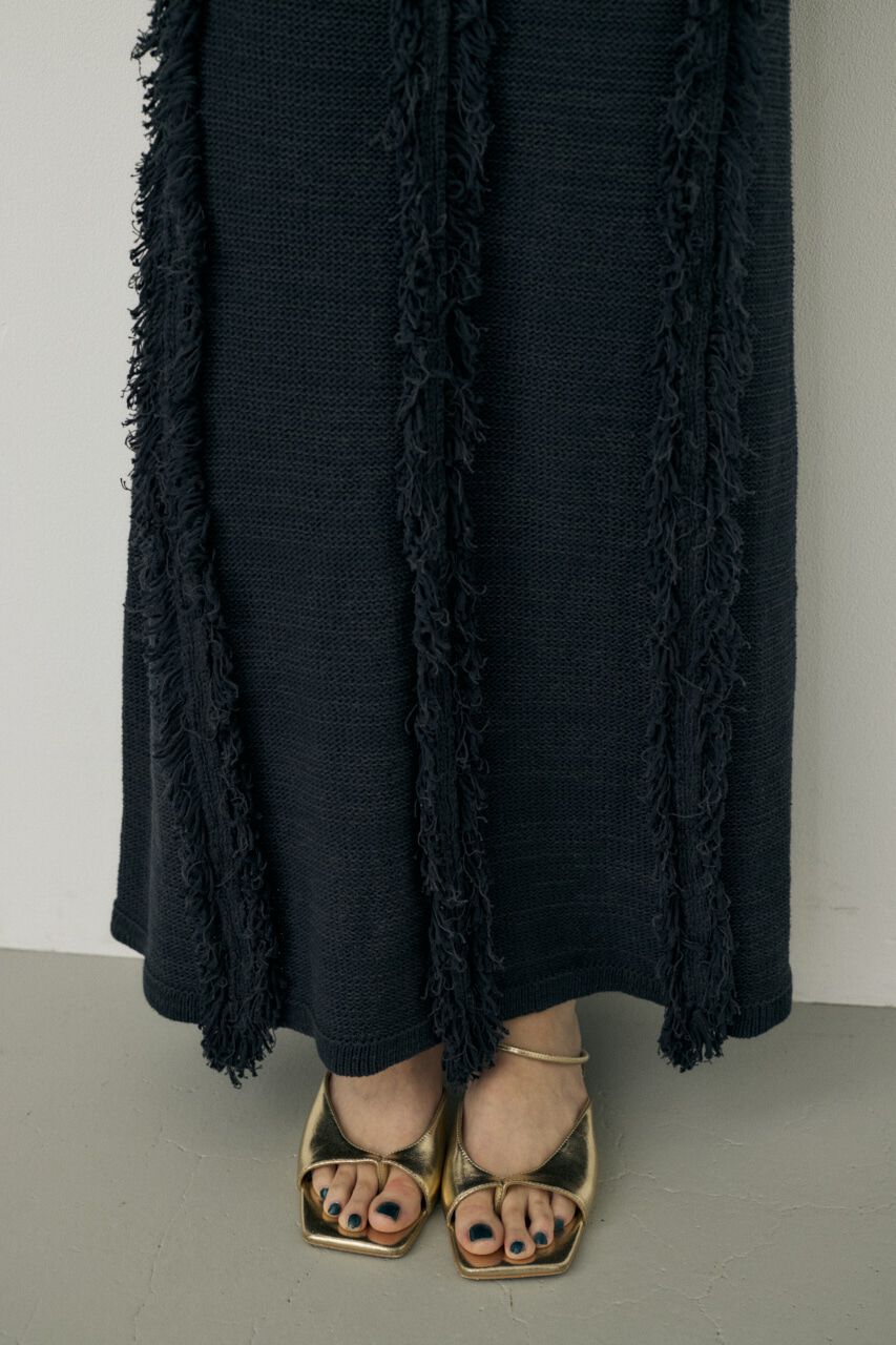 MOUSSY「ツイードニットスカート　オーガニックコットン使用」|スカート|