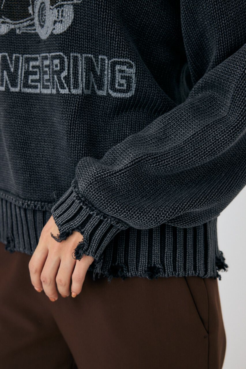 MOUSSY「VINTAGE LIKE PRINTED セーター」|ニット・セーター|