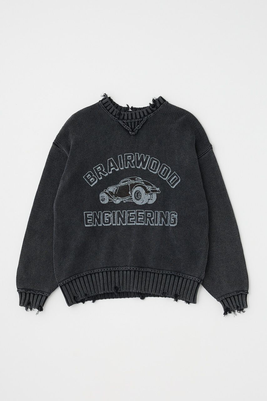 MOUSSY「VINTAGE LIKE PRINTED セーター」|ニット・セーター|