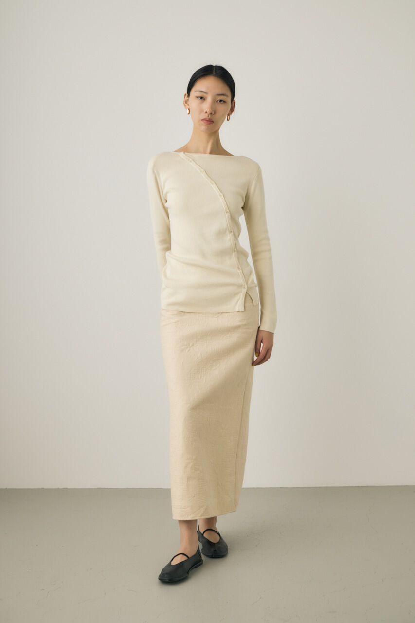 MOUSSY「斜めボタンニットトップス　」|ニット・セーター|IVOY3