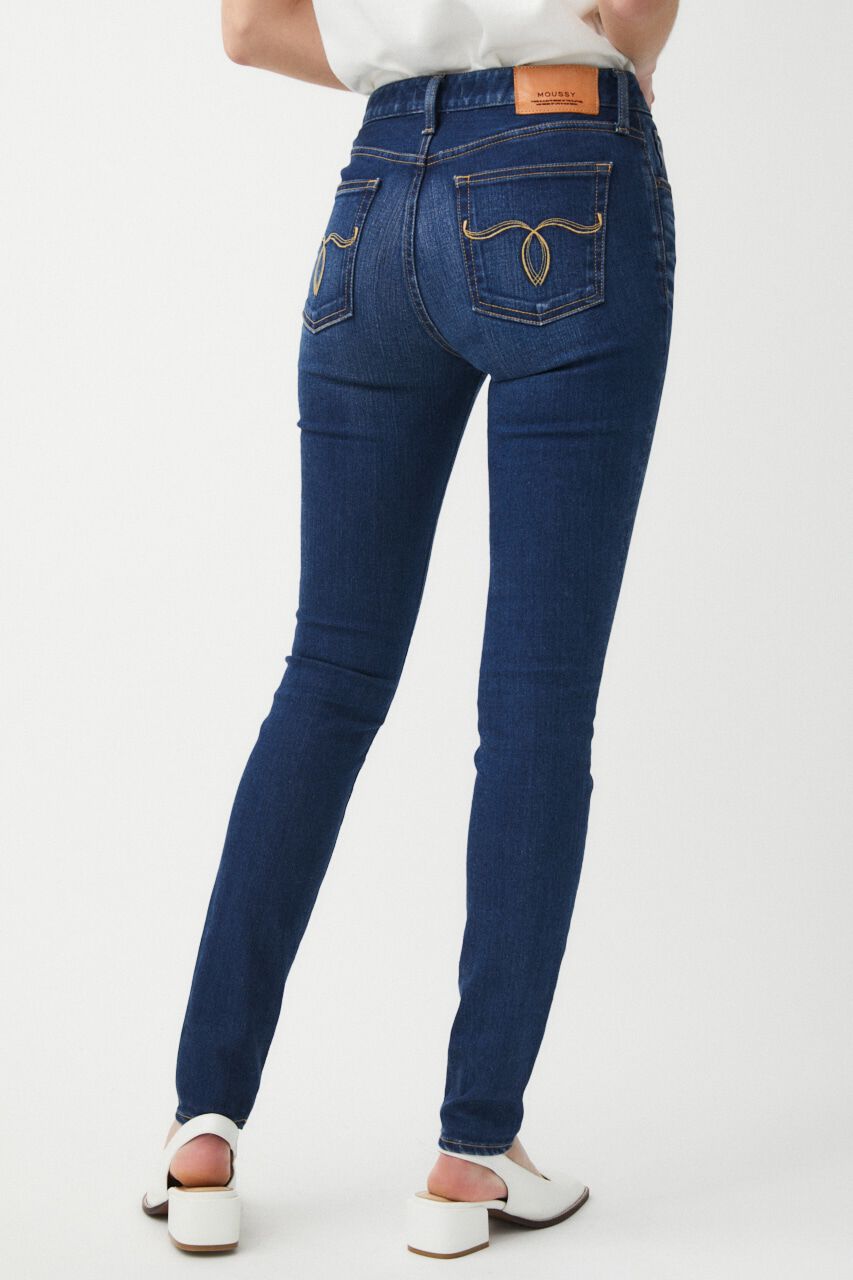 MOUSSY「WF Rebirth embroidery スキニー」|デニム|