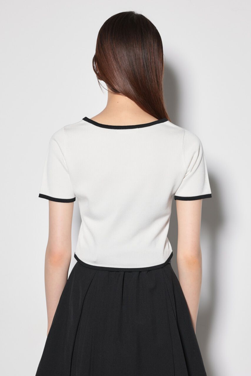 rienda「ビッグＲロゴニットトップス」|ニット・セーター|