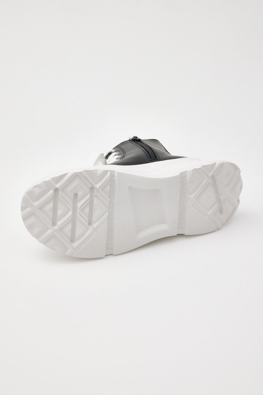 rienda「ボリュームソールフェイクレザースニーカー」|スニーカー|