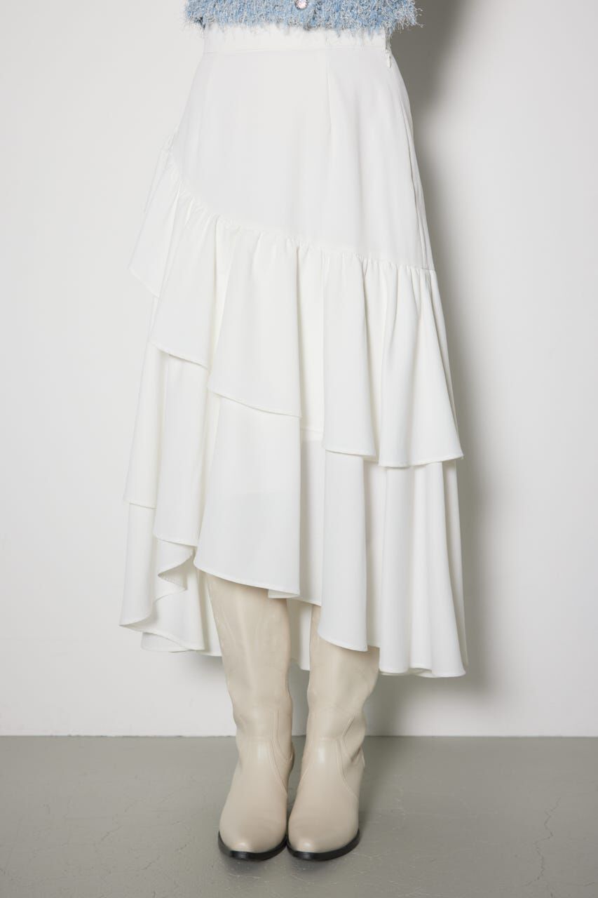 rienda「ボリュームティアードスカート」|スカート|