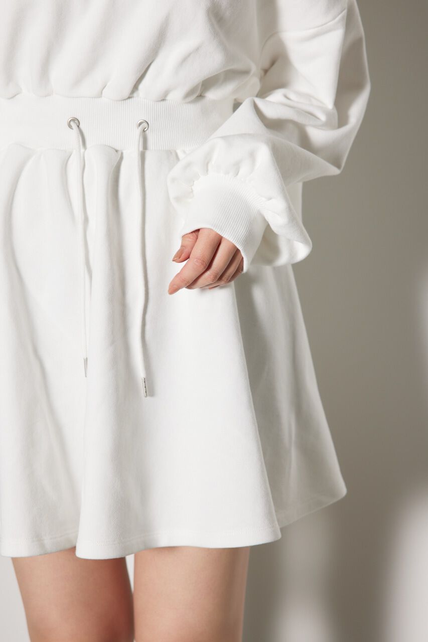 rienda「オフショルダースウェットミニフレアワンピース」|ワンピース|