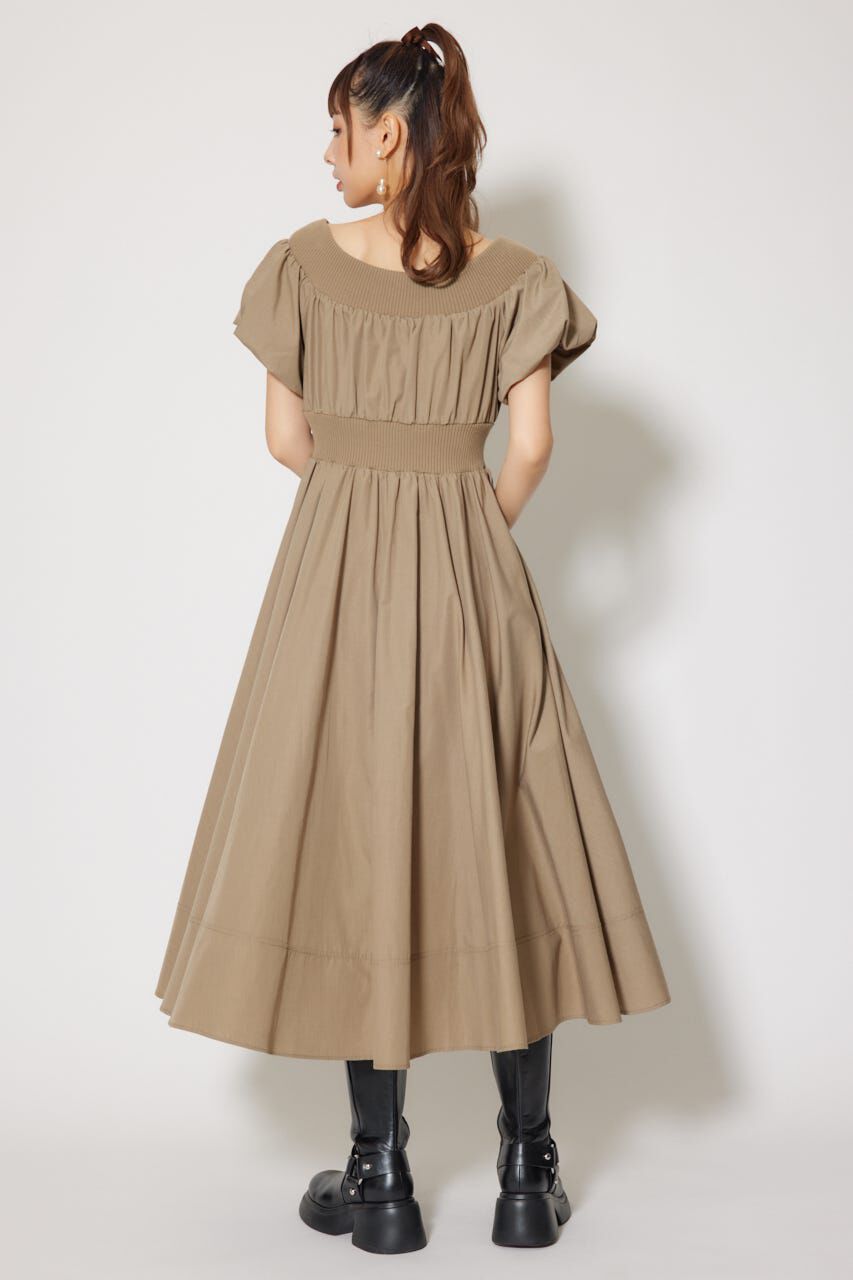 rienda「MA-1オフショルフレアワンピース」|ワンピース|