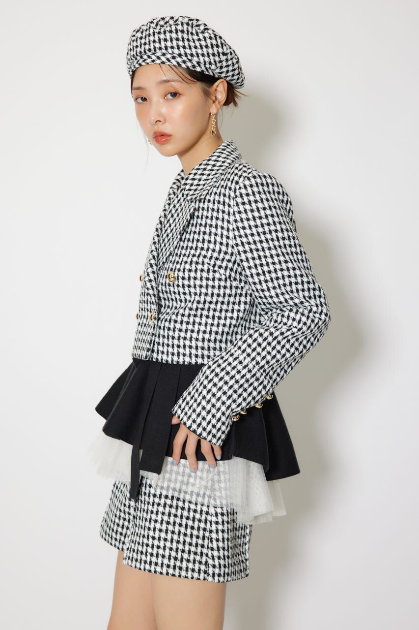 rienda「ツイードショートジャケット」|その他|