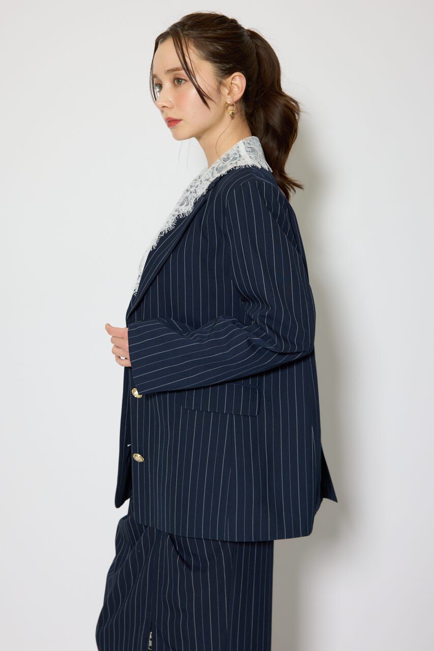 rienda「レースディティール2WAYテーラードジャケット」|その他|