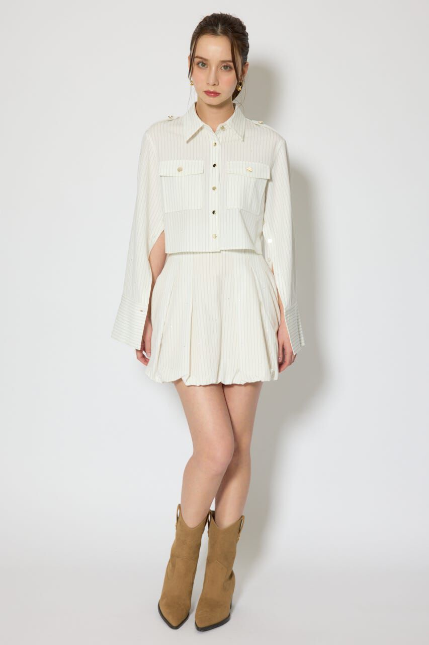 rienda「デコラティブバルーンミニスカート」|スカート|