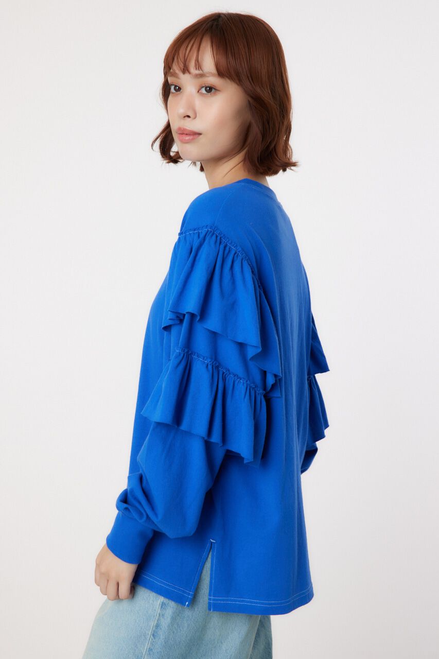 RODEO CROWNS「ステッチフリルトップス」|Tシャツ・カットソー|