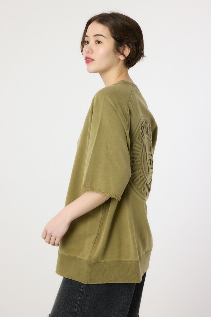 RODEO CROWNS「CIRCLE エンボスロゴ半袖スウェットトップス」|Tシャツ・カットソー|