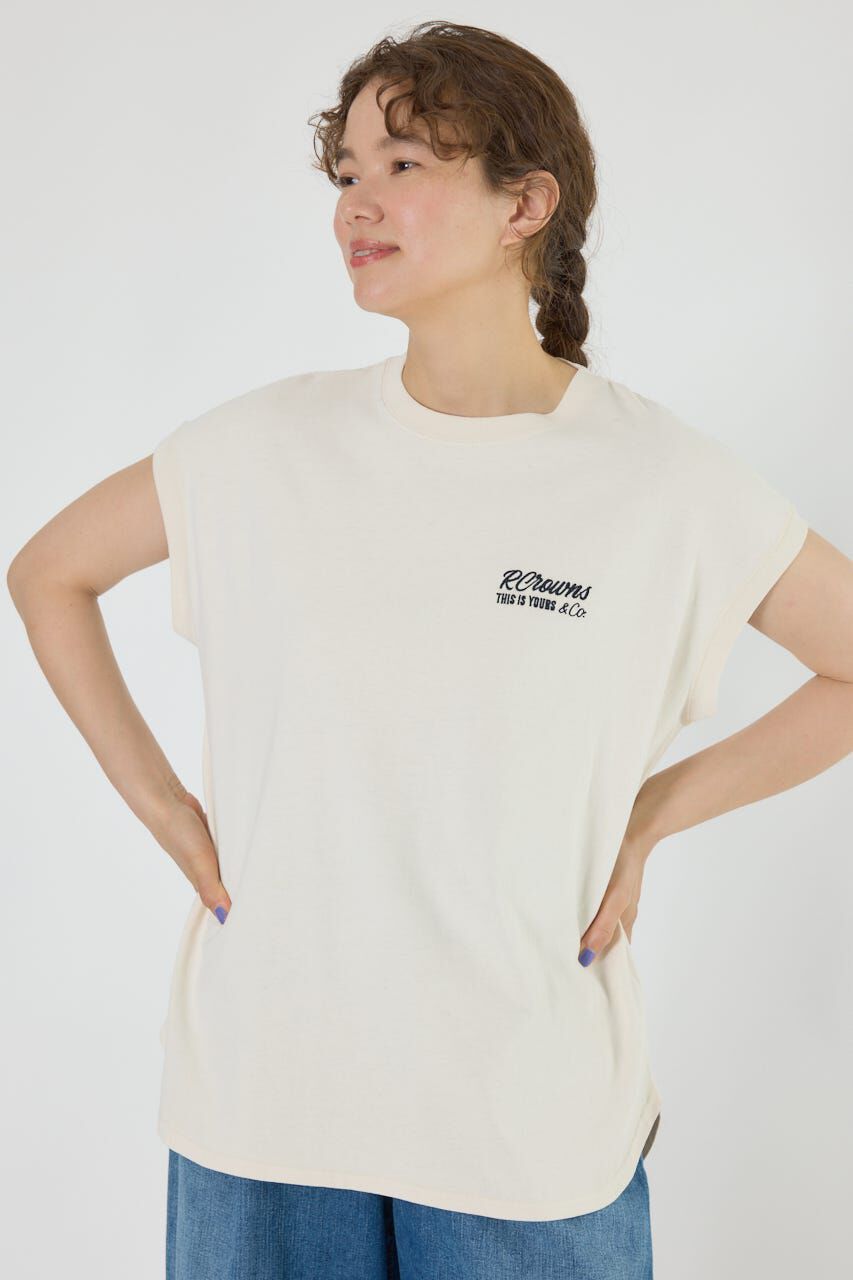 RODEO CROWNS「FADEロゴノースリーブトップス」|ニット・セーター|