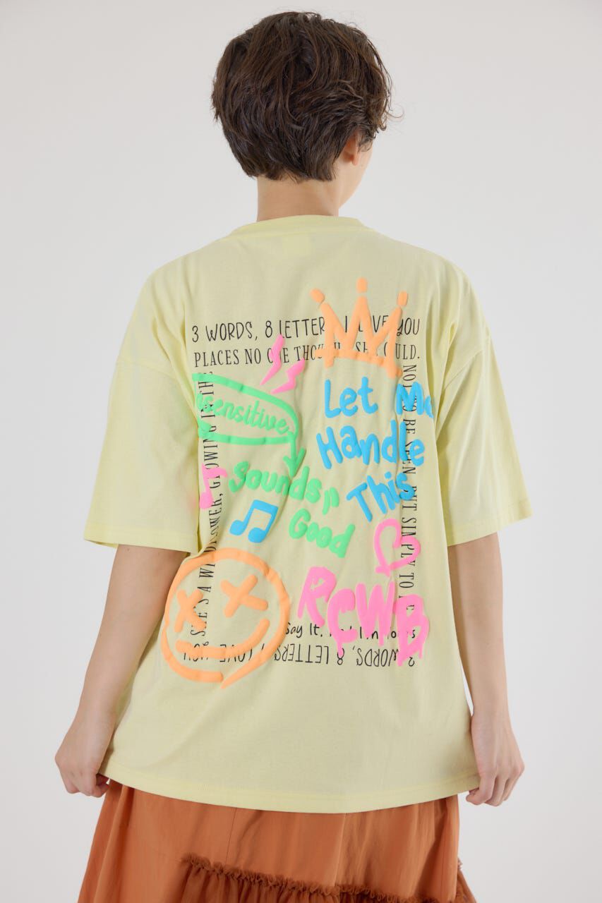 RODEO CROWNS「NEON GRAFFITI Tシャツ」|Tシャツ・カットソー|YEL