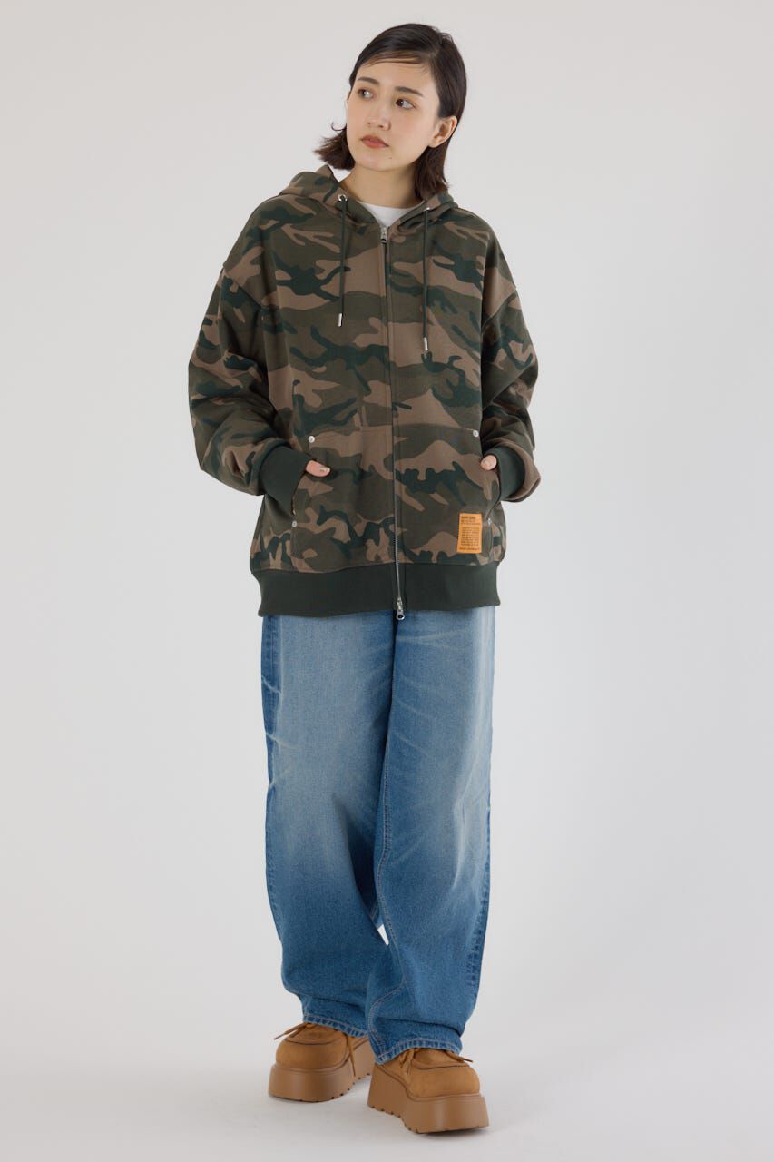 RODEO CROWNS「SHARE PATTERN Wジップ パーカー」|パーカー|