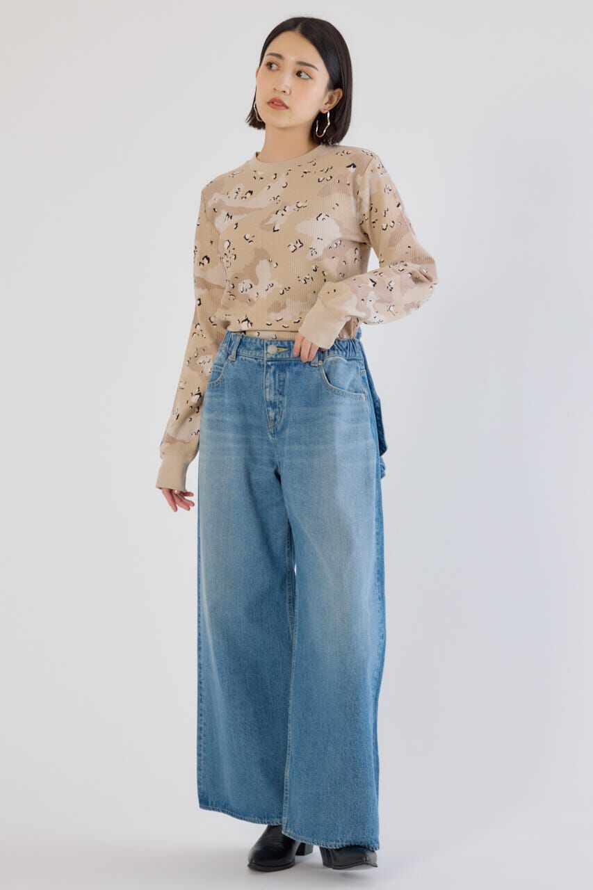 RODEO CROWNS「SHARE パターンワッフルトップス」|Tシャツ・カットソー|