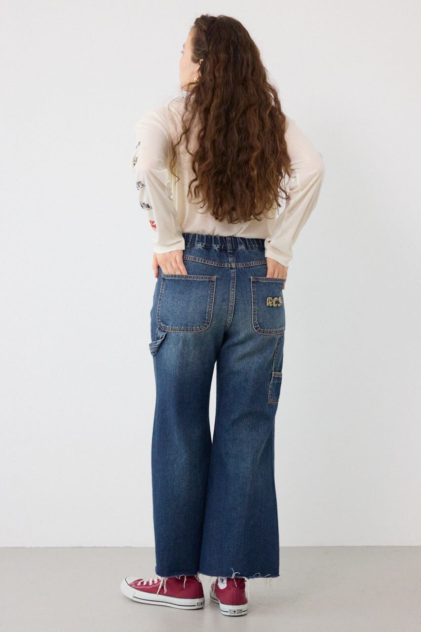 RODEO CROWNS「ペインターフレアパンツ」|デニム|