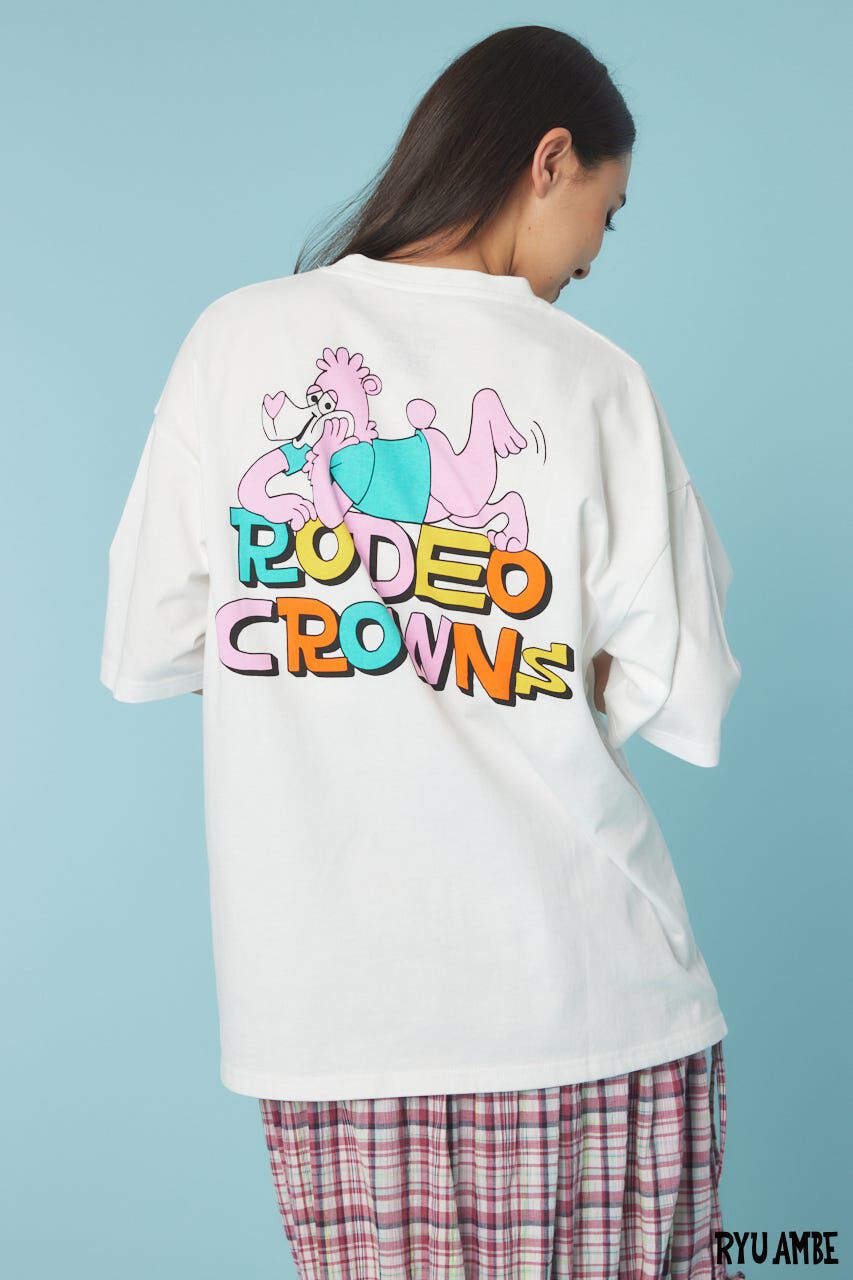 RODEO CROWNS「(Ryu Ambe)Roddy Tシャツ」|Tシャツ・カットソー|O/WHT1