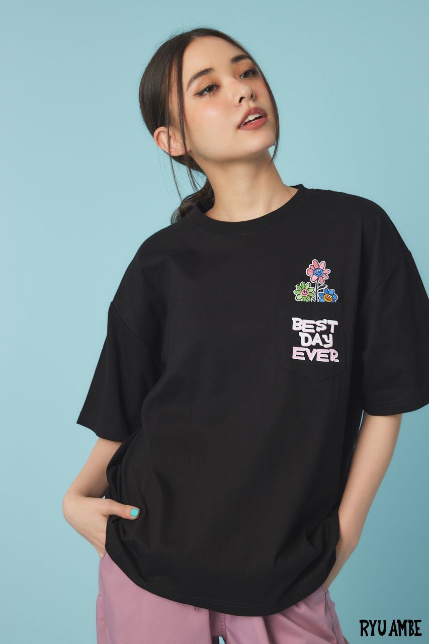 RODEO CROWNS「(Ryu Ambe)Roddy Tシャツ」|Tシャツ・カットソー|BLK