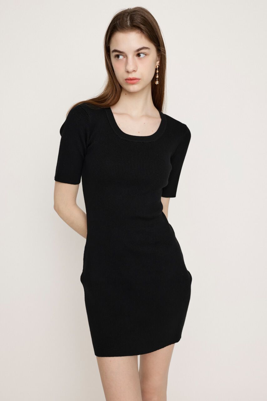 SLY「BIG COLLOR ZIP UP 2P ショートワンピース」|ワンピース|