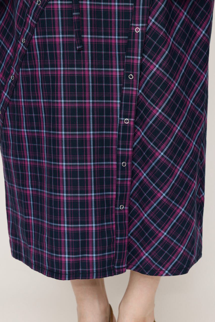 SLY「FRONT HOOK CHECK CAMI ワンピース」|ワンピース|