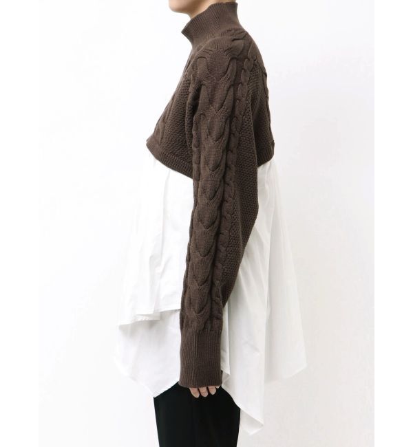 ELENDEEK「ASYMMETRY DOCKING KT」|ニット・セーター|