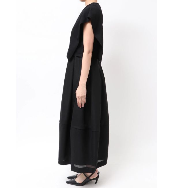 ELENDEEK「KNIT LAYERED OP」|ワンピース|