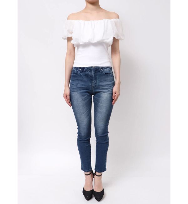 RESEXXY「シアードッキングオフショルトップス」|Tシャツ・カットソー|