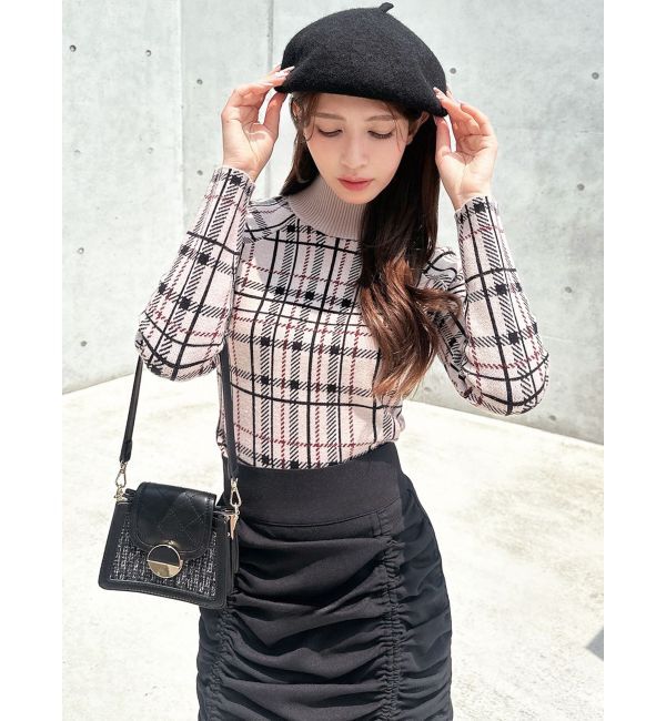 RESEXXY「ハイネックベーシックニットトップス」|ニット・セーター|