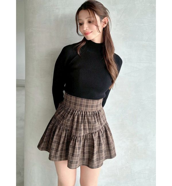 RESEXXY「ハイネックベーシックニットトップス」|ニット・セーター|