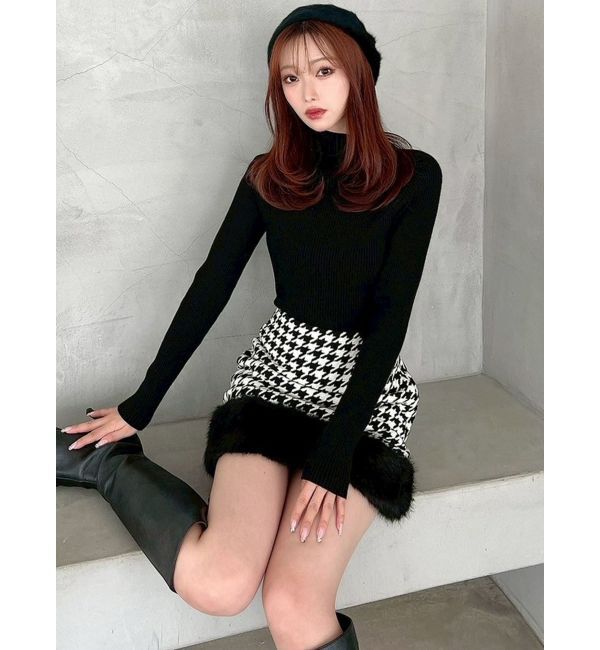 RESEXXY「ハイネックベーシックニットトップス」|ニット・セーター|