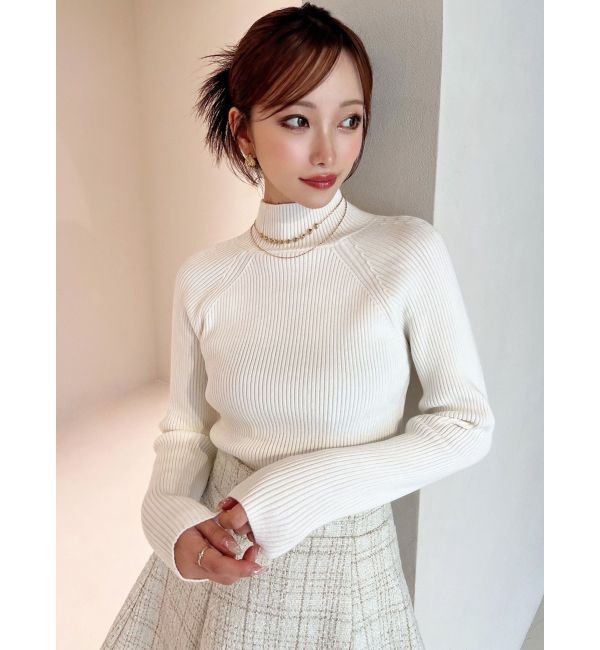 RESEXXY「ハイネックベーシックニットトップス」|ニット・セーター|