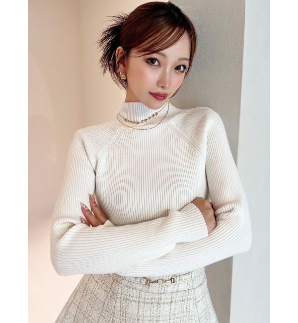 RESEXXY「ハイネックベーシックニットトップス」|ニット・セーター|