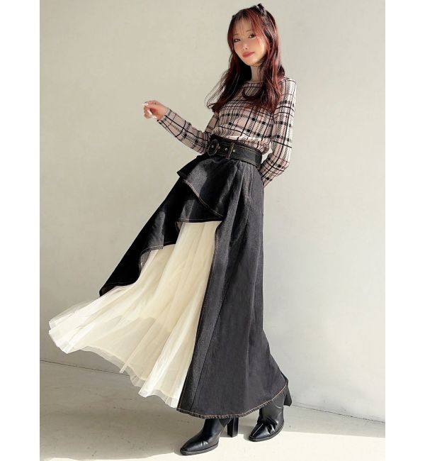 RESEXXY「ハイネックベーシックニットトップス」|ニット・セーター|