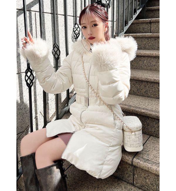 RESEXXY「フード付きダウンコート【完売サイズは品番：1526100221で販売中】」|ダウン|